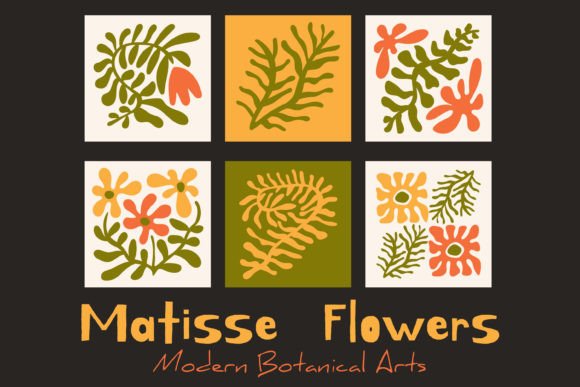 Download Matisse Flowers. Modern Botanical Art - Botanical Collection