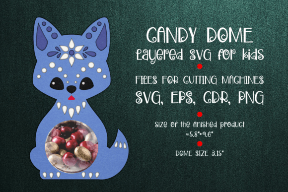 Download Baby Wolf Candy Dome Template - Premium Bundle