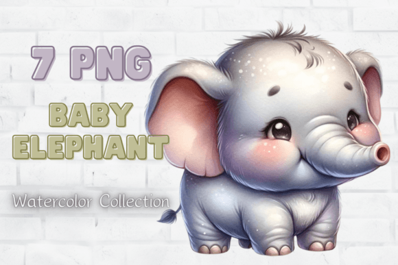 Download Baby Elephant Clipart Watercolor Nursery - Watercolor nursery Collection