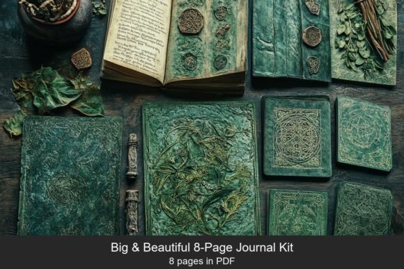 Download Vintage Botanical Journal Kit - Botanical Collection