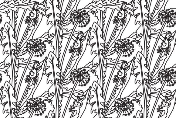 Download Black and White Botanical Abstract Vecto - Botanical Collection