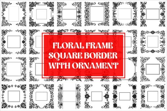 Download An Elegant Floral Frame Square Border - Elegant floral frame Collection