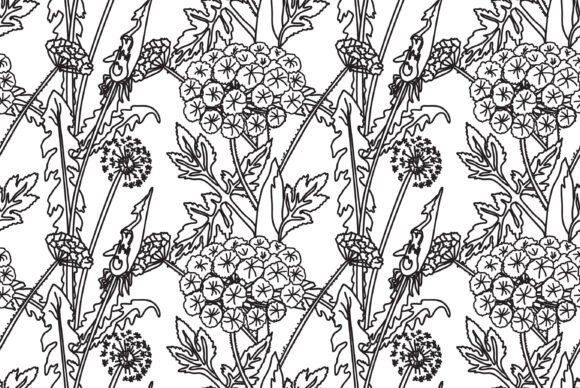 Download Black and White Botanical Abstract Vecto - Botanical Collection