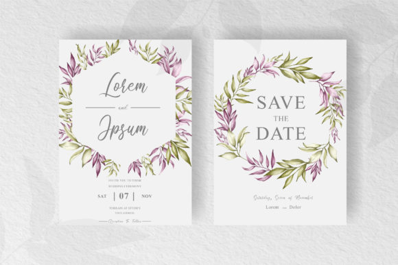 Download Elegant Floral Frame Wedding Invitation - Elegant floral frame Collection