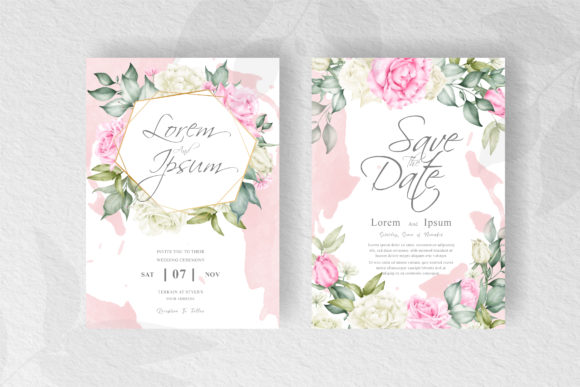 Download Elegant Floral Frame Wedding Invitation - Elegant floral frame Collection